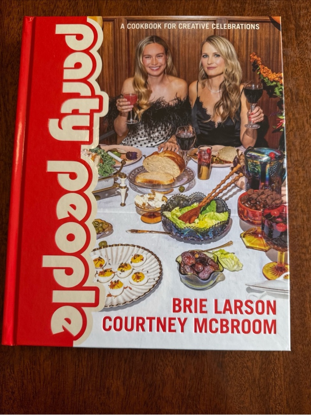 Party People Cookbook by - Red Hardcover (MBCS)